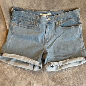 Levi’s Mid Length Jean Shorts